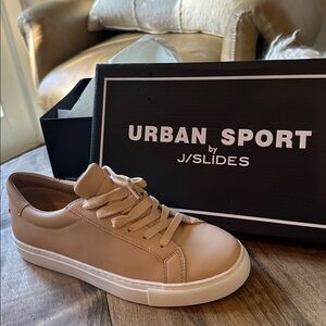 Urban Sport by J/Slides Tan Sneakers 7